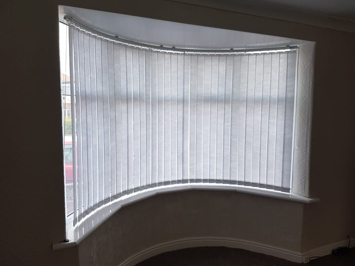 Stylish Vertical Blinds in Various Fabrics