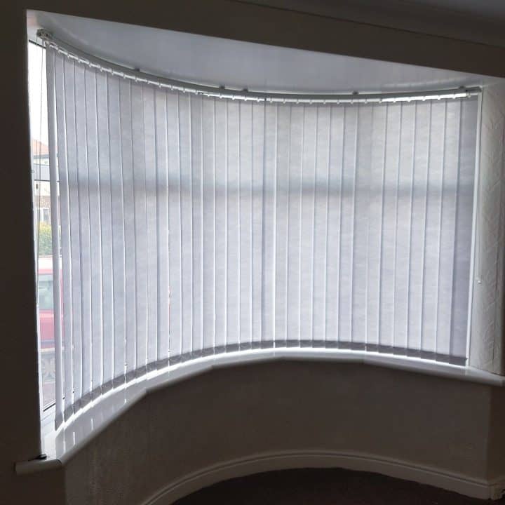 Stylish Vertical Blinds in Various Fabrics